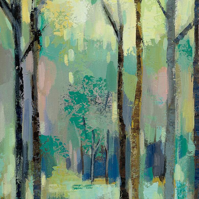 Image 3 Fabled Forest 24" Square Outdoor Canvas Wall Art more views