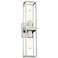Fabrian 18 3/4" High Brushed Nickel 2-Light Wall Sconce