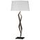 Facet 33.7" High Oil Rubbed Bronze Table Lamp With Natural Anna Shade
