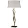 Facet 33.7" High Soft Gold Table Lamp With Flax Shade
