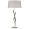Facet 33.7" High Sterling Table Lamp With Flax Shade