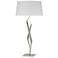 Facet 33.7" High Sterling Table Lamp With Natural Anna Shade