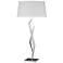 Facet 33.7" High Vintage Platinum Table Lamp With Natural Anna Shade
