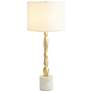 Facet Block Table Lamp-Brass-Short