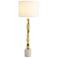 Facet Block Table Lamp-Brass-Tall