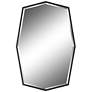 Thumbnail2 of Facet Satin Black 24" x 35 1/2" Octagonal Wall Mirror