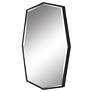 Thumbnail4 of Facet Satin Black 24" x 35 1/2" Octagonal Wall Mirror more views