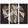 Facets Giclee Triptych 17 1/2"x42" Set of 3 Wall Art