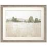 Faded Distant Trees I 42" Wide Rectangular Framed Wall Art