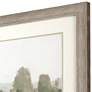 Faded Distant Trees I 42" Wide Rectangular Framed Wall Art