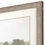 Faded Distant Trees II 42" Wide Rectangular Framed Wall Art