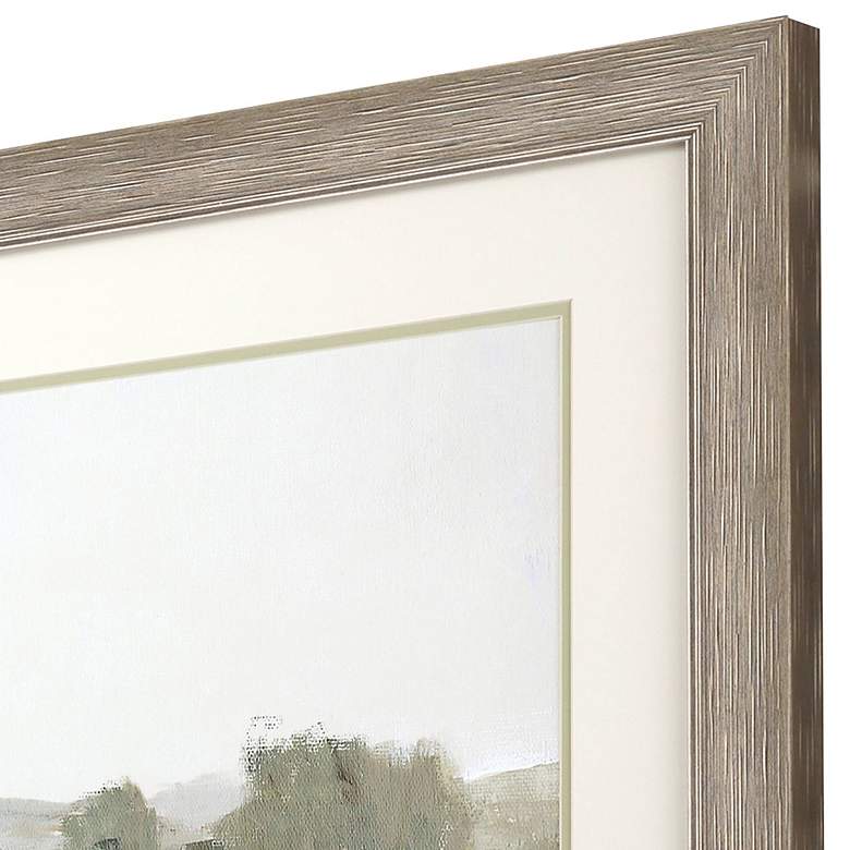 Image 2 Faded Distant Trees II 42" Wide Rectangular Framed Wall Art more views