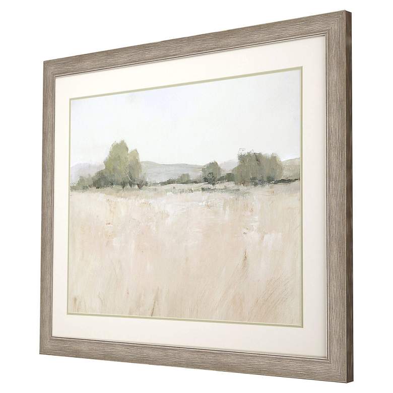 Image 3 Faded Distant Trees II 42 inch Wide Rectangular Framed Wall Art more views