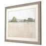 Faded Distant Trees II 42" Wide Rectangular Framed Wall Art