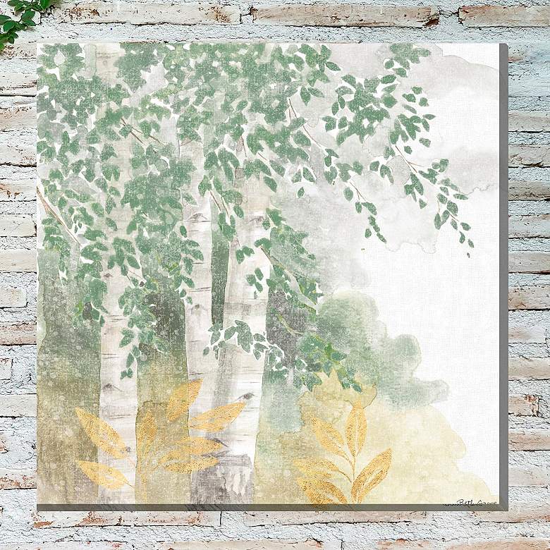 Image 1 Faint Breeze No 1 24" Square Outdoor Canvas Wall Art