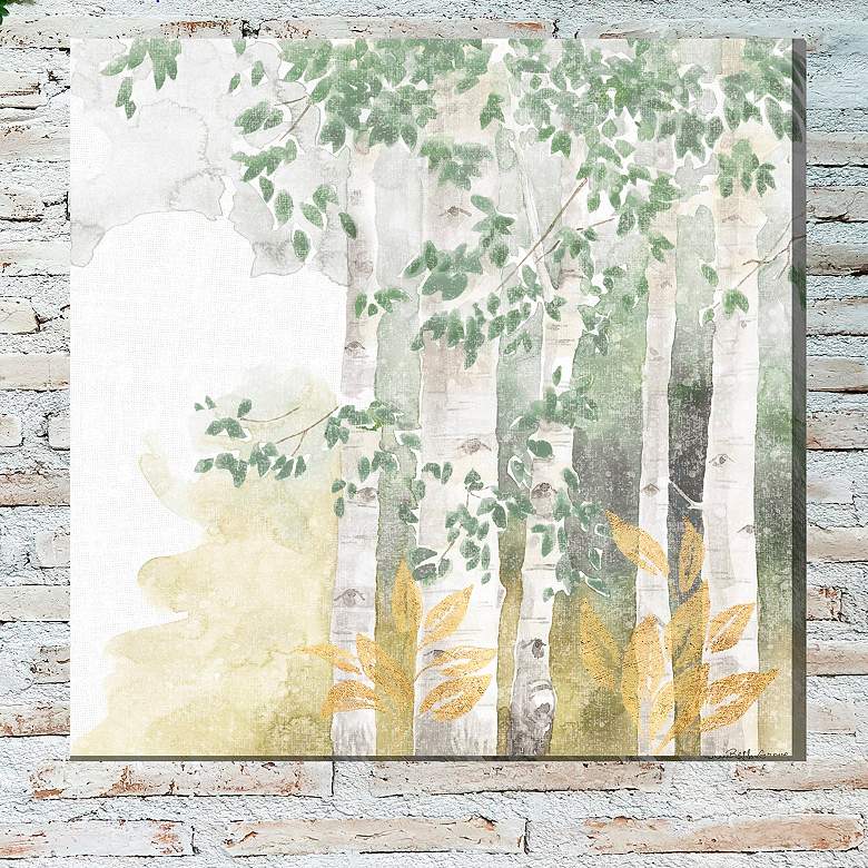 Image 1 Faint Breeze No 2 24" Square Outdoor Canvas Wall Art