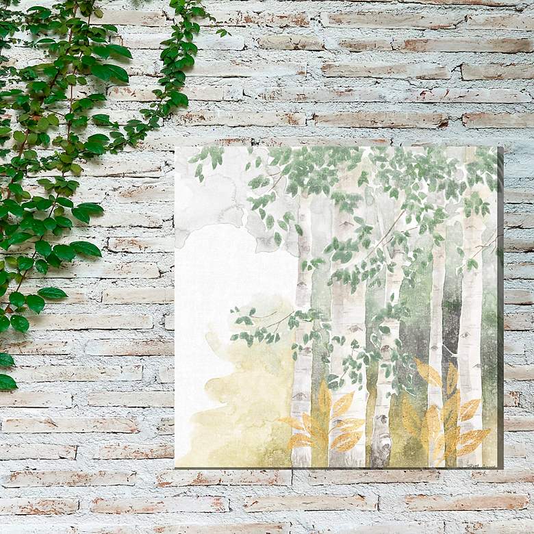 Image 4 Faint Breeze No 2 24" Square Outdoor Canvas Wall Art more views