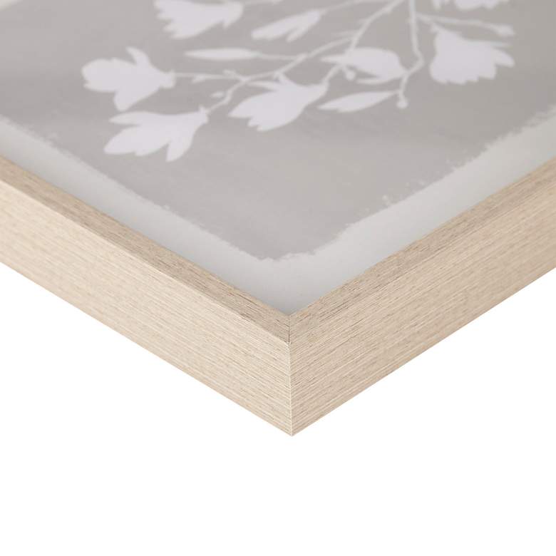 Image 7 Fair Florets 16 3/4" High Beige Framed 3-Piece Wall Art Set more views
