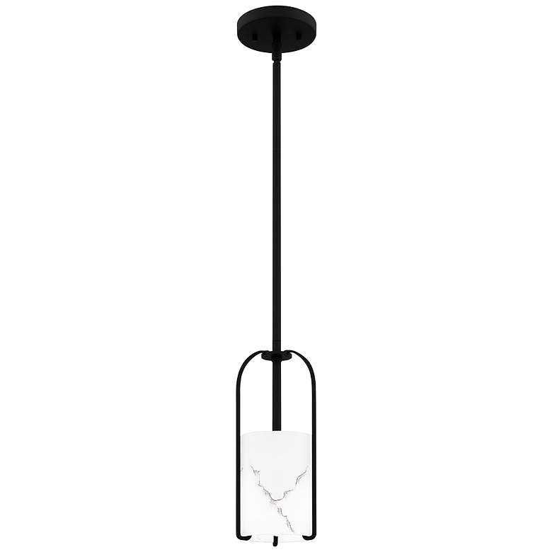 Image 1 Fairbanks 1-Light Matte Black Mini Pendant Light