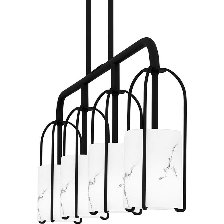 Image 5 Fairbanks 4-Light Matte Black Island Light more views