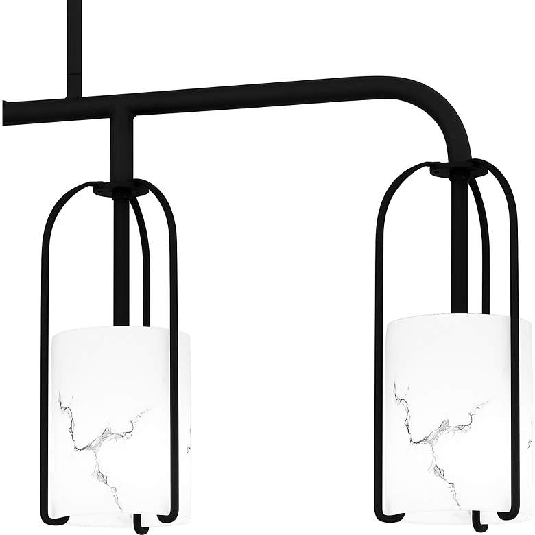 Image 6 Fairbanks 4-Light Matte Black Island Light more views