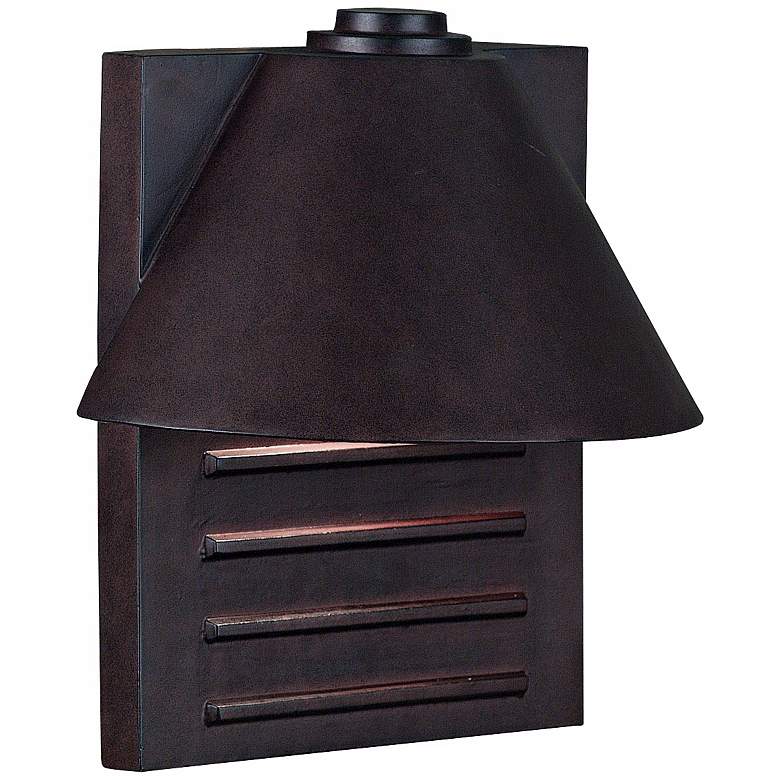 Image 1 Fairbanks Dark Sky Bronze Finish 13" High Outdoor Wall Light