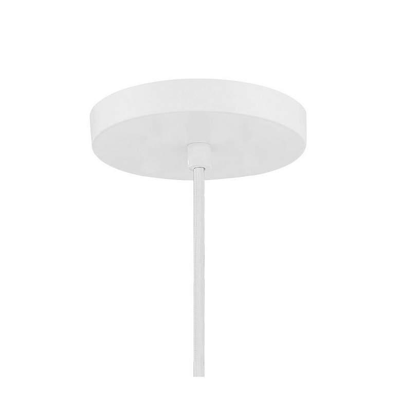 Image 5 Fairchild 10" Wide White Metal Mini Pendant more views