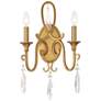Thumbnail1 of Fairchild 19 1/2" High Warm Brass 2-Light Wall Sconce