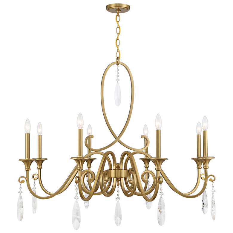 Image 1 Fairchild 8-Light Chandelier in Warm Brass