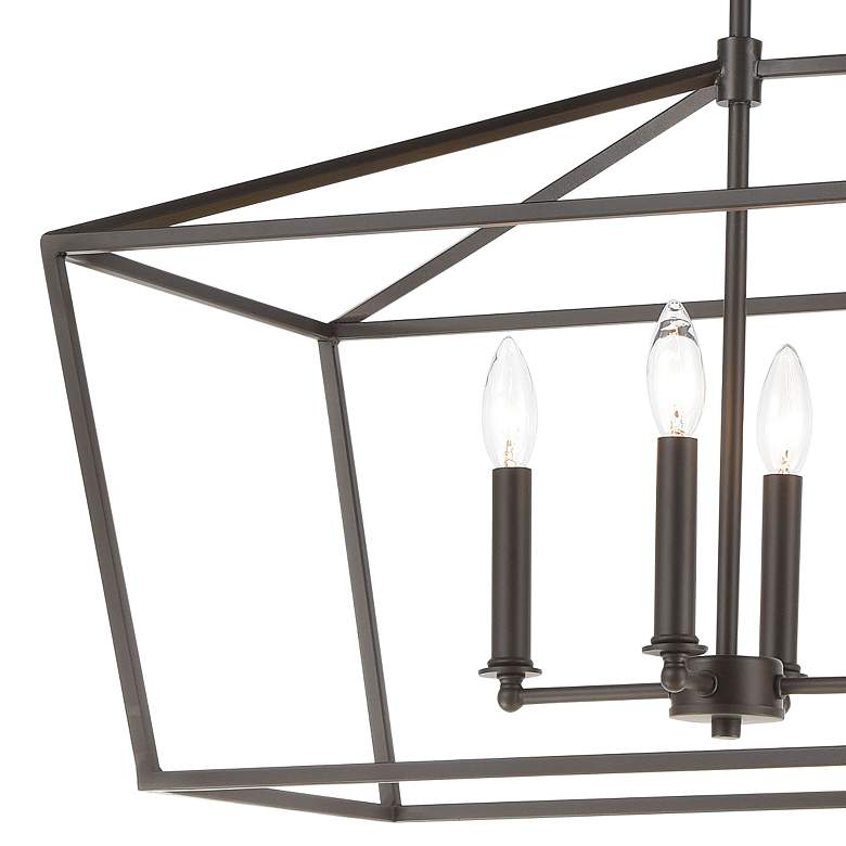 Image 2 Fairfax 36" Wide 7-Light Linear Chandelier - Oil Rubbed Bronze more views