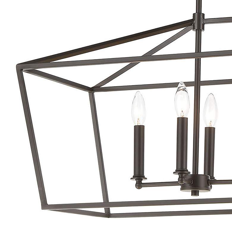 Image 3 Fairfax 36" Wide 7-Light Linear Chandelier - Oil Rubbed Bronze more views
