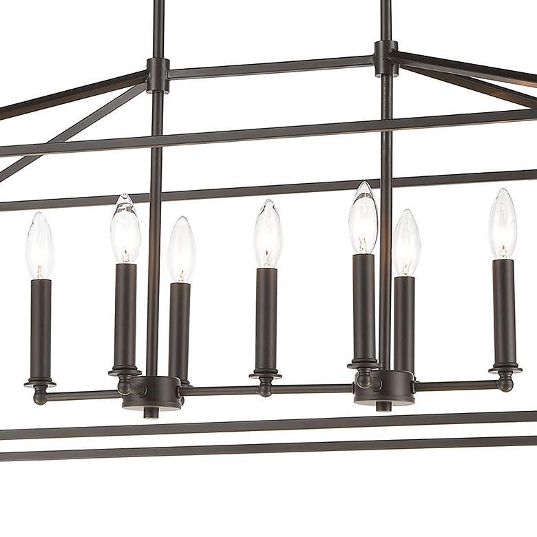 Image 4 Fairfax 36" Wide 7-Light Linear Chandelier - Oil Rubbed Bronze more views