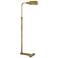 Fairfax Adjustable Height Antique Brass Pharmacy Floor Lamp