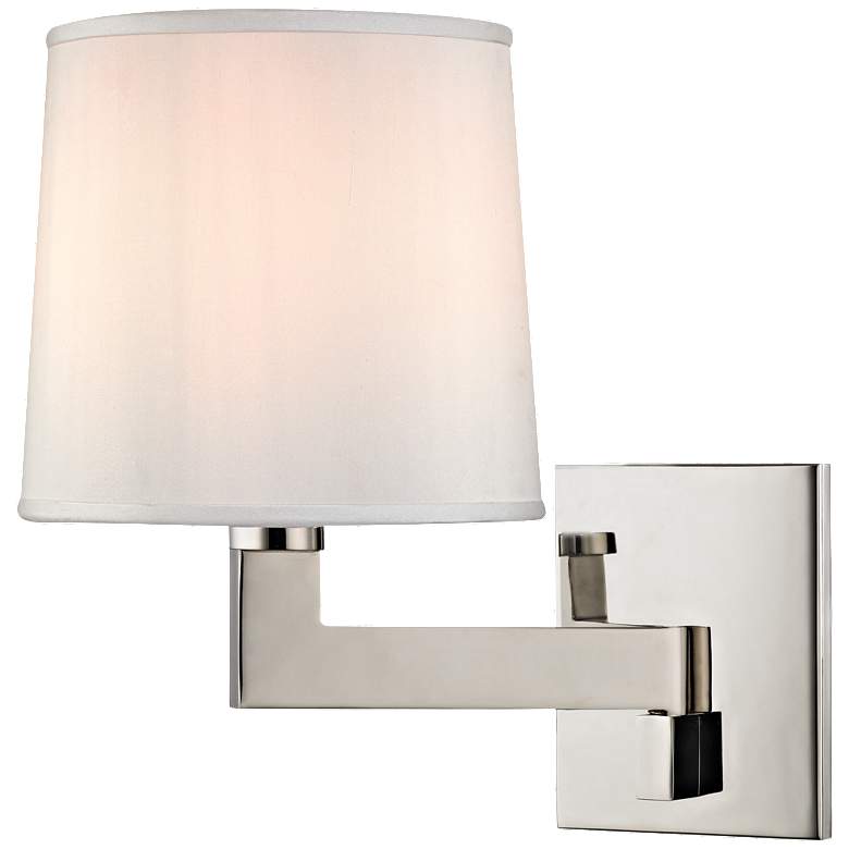 Image 1 Fairport 1 Light Wall Sconce Plsh Nickel