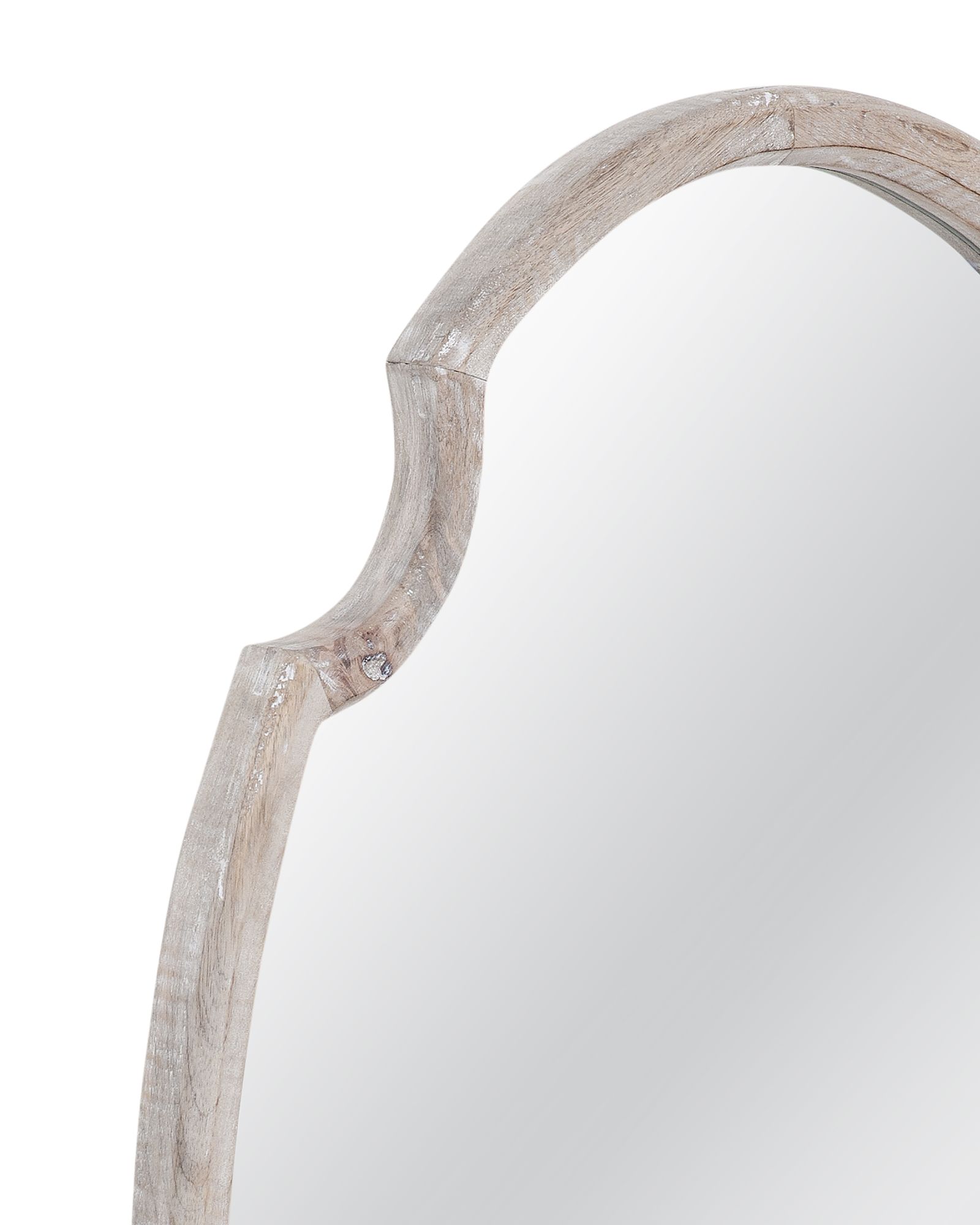 Image 3 Fairvale 40"W x 33"H White Wash Wall Mirror more views