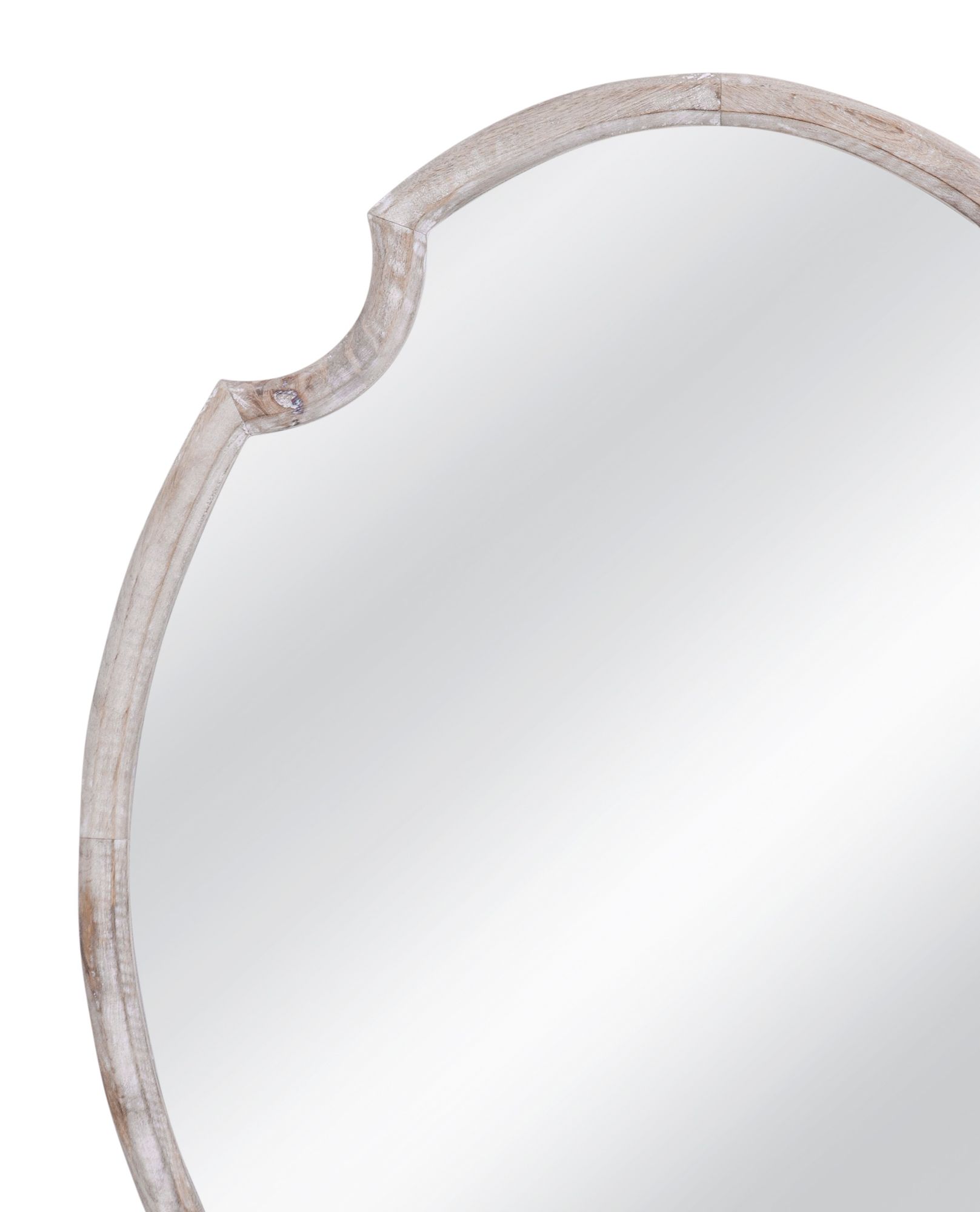 Image 5 Fairvale 40"W x 33"H White Wash Wall Mirror more views
