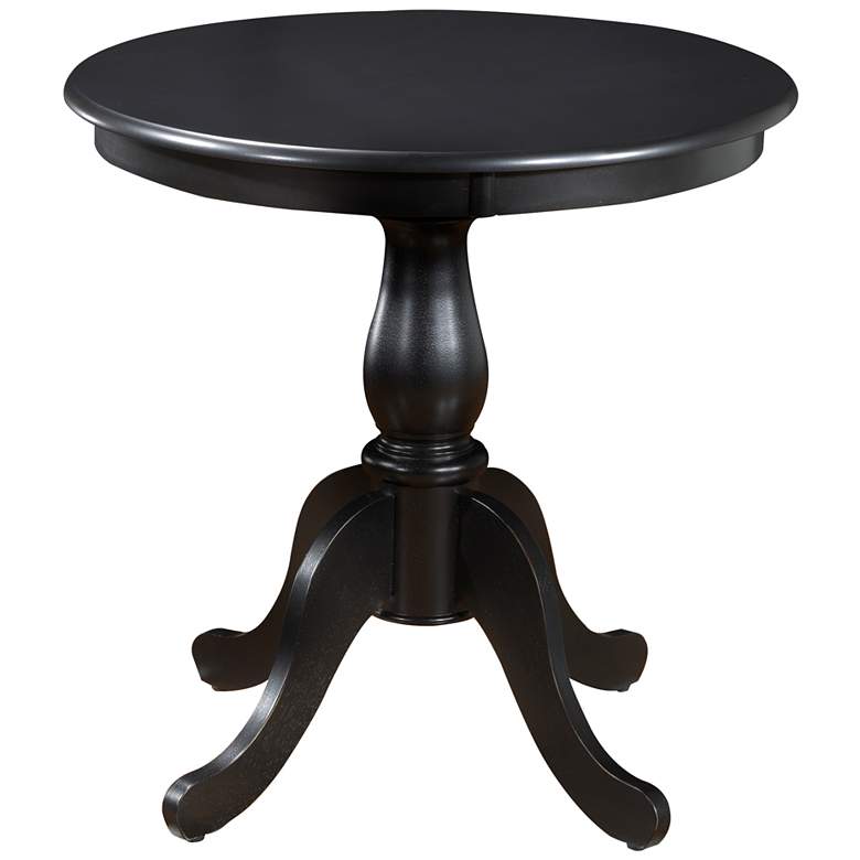 Image 1 Fairview 30" Antique Black Round Pedestal Dining Table