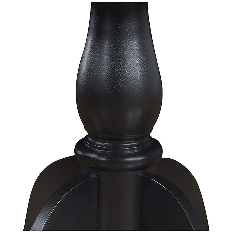 Image 5 Fairview 30" Antique Black Round Pedestal Dining Table more views