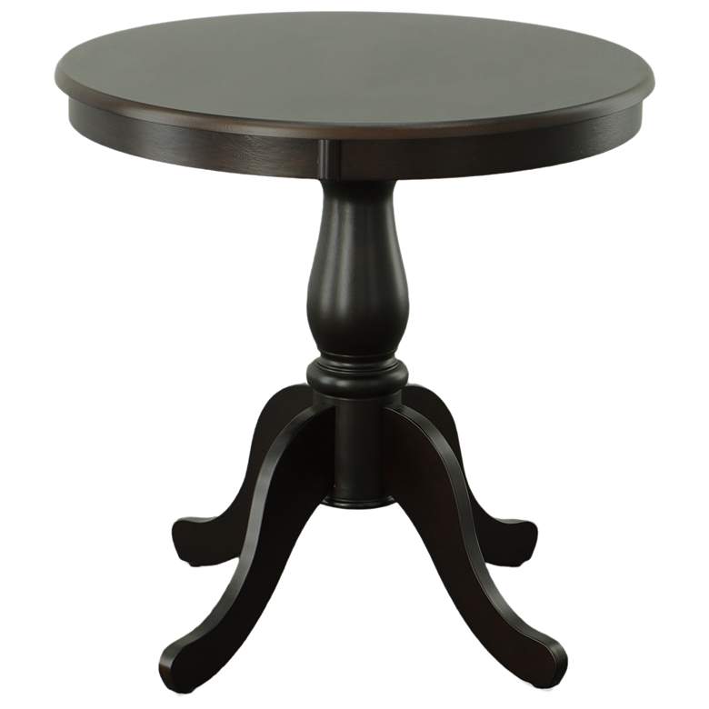 Image 1 Fairview 30" Espresso Round Pedestal Dining Table