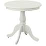 Fairview 30" White Round Pedestal Dining Table