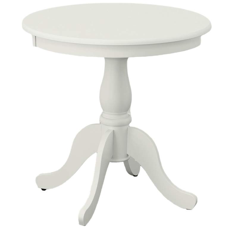 Image 1 Fairview 30" White Round Pedestal Dining Table