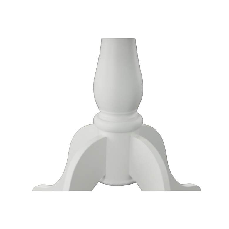 Image 3 Fairview 30" White Round Pedestal Dining Table more views