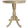 1_Fairview 30" Wide Natural Wood Round Pedestal Bar Table