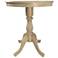Fairview 30" Wide Natural Wood Round Pedestal Bar Table
