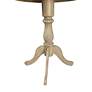 3_Fairview 30" Wide Natural Wood Round Pedestal Bar Table more views
