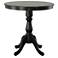 Fairview 36" Antique Black Round Pedestal Bar Table
