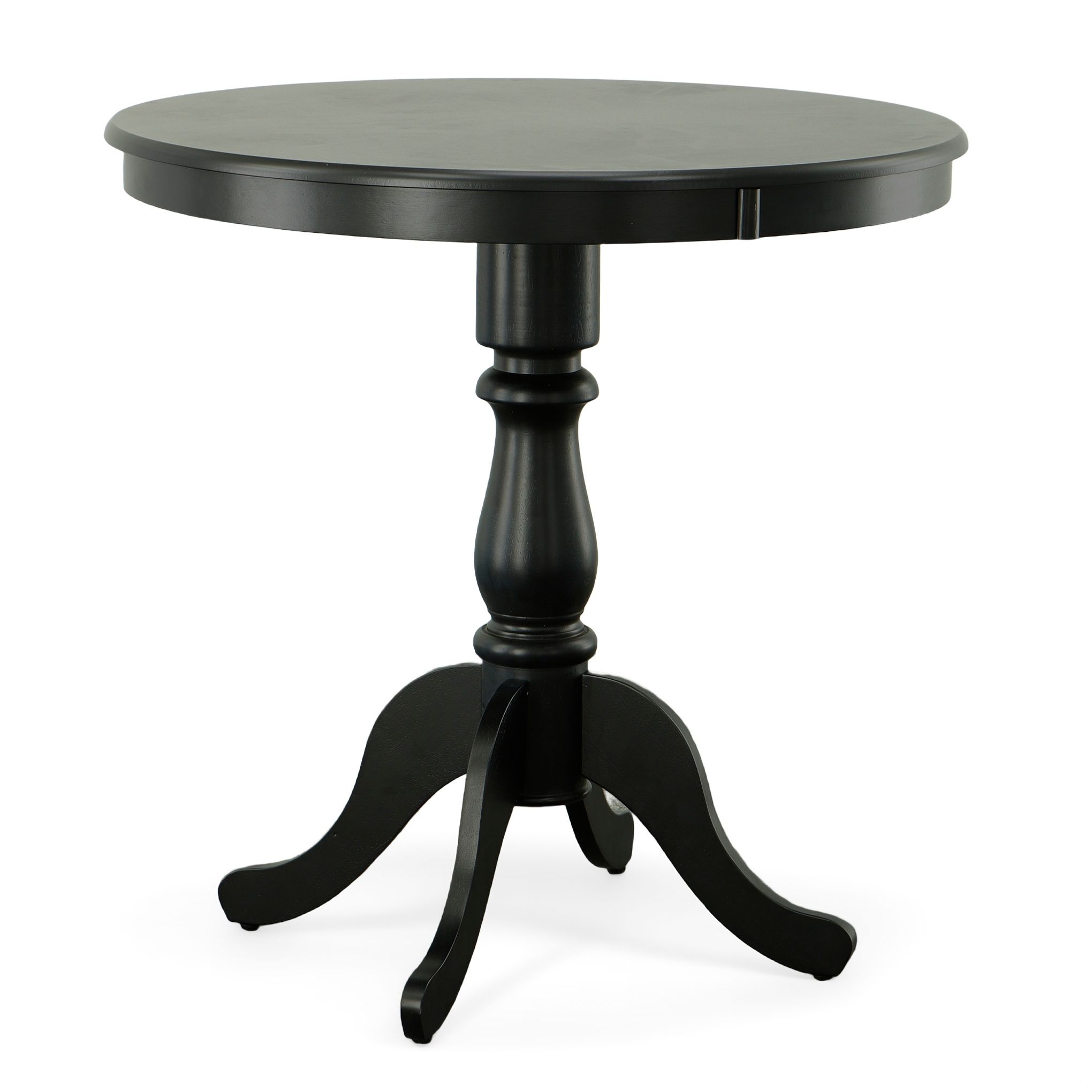 Image 2 Fairview 36" Antique Black Round Pedestal Bar Table more views