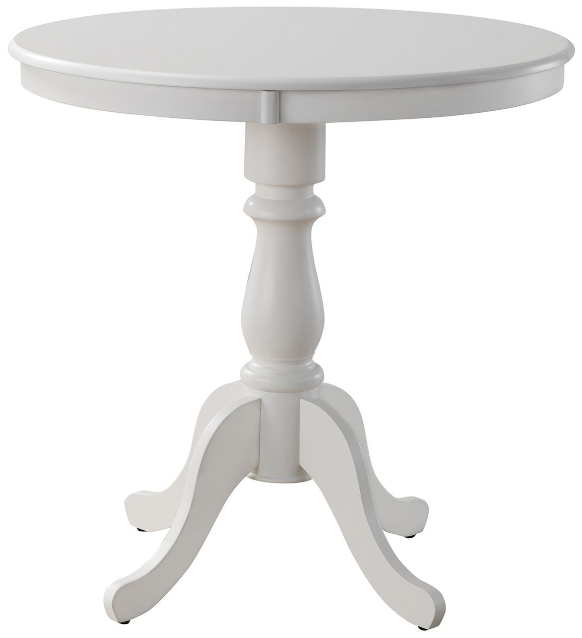 Image 3 Fairview 36" White Round Pedestal Bar Table more views