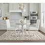 7_Fairview 36" Wide White-Washed Wood Pedestal Dining Table more views