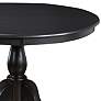 2_Fairview 42" Wide Antique Black Round Pedestal Dining Table more views